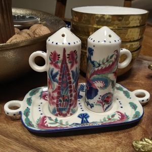 Anthropologie salt and pepper shaker